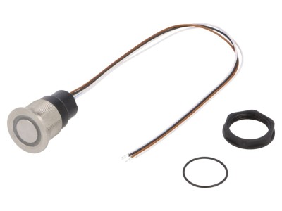 Comutator capacitiv SPST IP67, LED foto