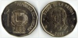 Republica Dominicana 2022 - 1 peso UNC