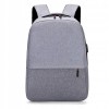 Ghiozdan MBrands fashion , port usb Gri