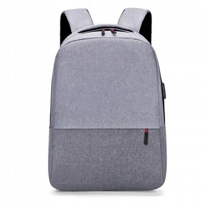 Ghiozdan MBrands fashion , port usb Gri foto