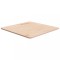 vidaXL Blat de masă pătrat, 60x60x1,5 cm, lemn masiv stejar netratat