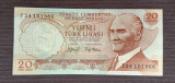 Turkey / Turcia - 20 Lire (1970)