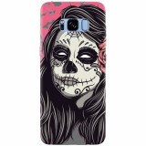 Husa silicon pentru Samsung S8 Plus, Mexican Girl Skull