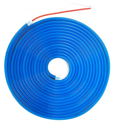 Banda led flexibila tip neon, alimentare 12V, lumina albastra, lungime 5 m, XLA-18A058 foto