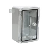 Cutie distributie IP65, gri, usa transparenta, placa metalica, 300x400x170 mm PP3014 SafetyGuard Surveillance, Plastim