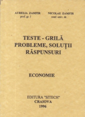 Economie.Teste-Grila, Probleme, Solutii, Raspunsuri foto