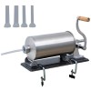 Aparat Umplut Carnati Grunberg GR3182, 3Kg, Inox Alimentar, Orizontal + 4 Palnii (15, 19, 22, 25mm), Baza Fixare