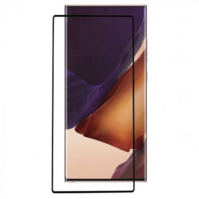 Folie Sticla Tempered Glass Samsung Galaxy Note 20 n980 Full Glue Black Ceramic