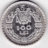 Romania 100 lei 1932, Argint