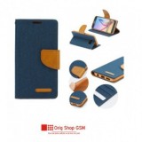 HUSA FLIP CARTE CANVAS SAMSUNG G960 GALAXY S9 NAVY BLUE