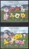 Centrafricana 2000 - Flori, 3 MC, 4 Poze, MNH, Nestampilat