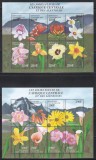 Centrafricana 2000 - Flori, 3 MC, 4 Poze, MNH, Nestampilat