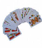 Carti de joc, model unguresti, plastic, 9.8 x 6.5 cm