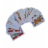 Carti de joc, model unguresti, plastic, 9.8 x 6.5 cm