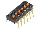 Comutator DIP-SWITCH 6 Secțiuni ON-OFF 24VDC