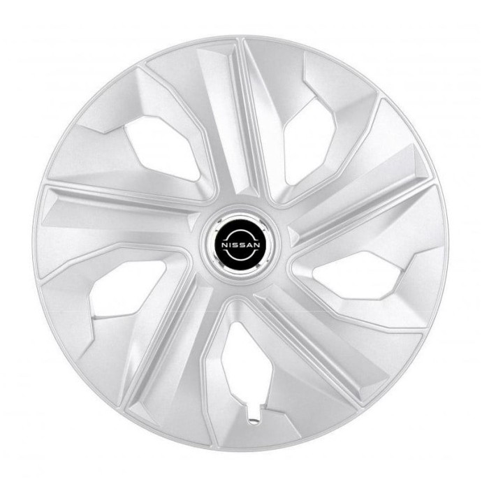 Set 4 Capace Roti Autohelix MSA&reg; potrivite jantelor de 14 inch, pentru Nissan Nou model Luna Gri