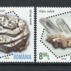 Romania 2018 - LP 2200 nestampilat - Minerale - serie