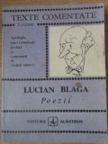 POEZII. TEXTE COMENTATE-LUCIAN BLAGA