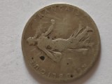 Moneda 50 CENTIME 1898 ARGINT,FRANTA ,FRUMOASA