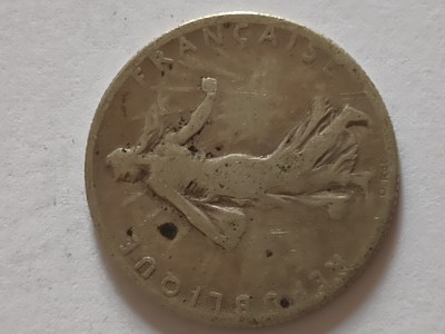 Moneda 50 CENTIME 1898 ARGINT,FRANTA ,FRUMOASA foto