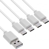 Cablu de alimentare USB-A la 4 x USB type C T-T 2m Alb, InLine IL35142W