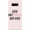 Husa silicon personalizata pentru Samsung Galaxy S10 Lite, Cute But Psycho