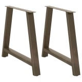 VidaXL Picioare de masă &icirc;n formă de A, 2 buc., 90x(72-73) cm, oțel 4012863