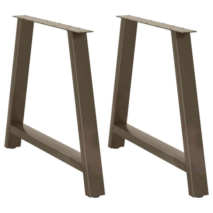 vidaXL Picioare de masă &icirc;n formă de A, 2 buc., 90x(72-73) cm, oțel 4012863