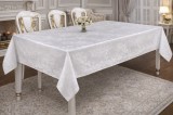 Cumpara ieftin Fata de masa alba impermeabila eleganta , 160x220 cm