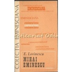 Mihai Eminescu - E. Lovinescu
