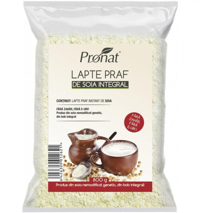 Lapte Praf Instant de Soia 800 grame Pronat