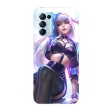 Husa compatibila cu Oppo A54 5G, Viceversa, model Evelynn KDA AllOut, Silicon, TPU, Transparent, Carcasa