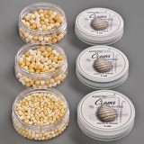 Wafters ADDICTED CARP BAITS Clams Cocos Vanilie, Maroniu Natur &amp; Alb, 5mm, 25g