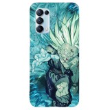 Husa compatibila cu Oppo A12 5G model Gohan Dragon Ball, Silicon, TPU, Viceversa, Transparent, Carcasa