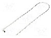 Cablu alimentare DC, cabluri, DC 5,5/2,5 mufa, alb, 0,5m, WEST POL - A25-TT-T050-050WH