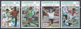 Lesotho 1994 - Cupa Mondială de fotbal - SUA, Serie scurta + Colita, 4 Poze, MNH, Nestampilat