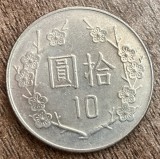 C50 - Moneda foarte veche - Taiwan - 10 dolari