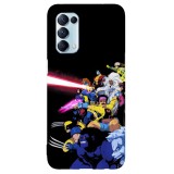 Husa compatibila cu Oppo A5 (2020) model Xmen family, Silicon, TPU, Viceversa, Transparent, Carcasa