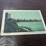 Carte postala, Constanta vedere pitoreasca a orasului dupa maree, 1924