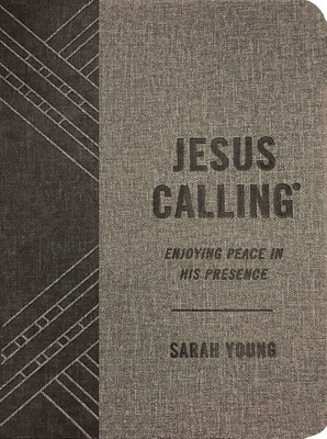 Jesus Calling (Textured Gray Leathersoft): Enjoying Peace in His Presence (with Full Scriptures) foto