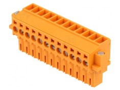 Regleta de Conexiuni Deconectabila 3,5mm 12 Piste Drept Mufa foto