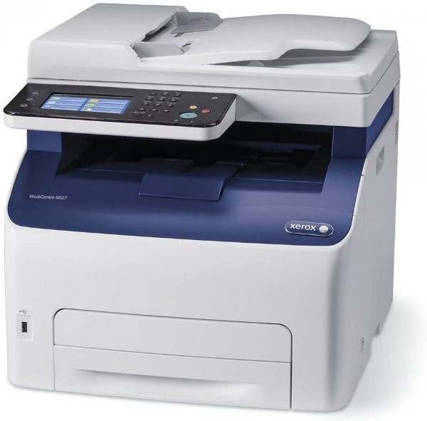 Imprimanta Multifunctionala Laser Color Xerox WorkCenter 6027, A4, 30.000 pagini/luna, 1200 x