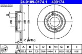 Disc frana ATE 24.0109-0174.1