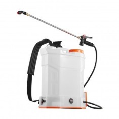 Aparat de stropit cu acumulator, 18 V / 2 Ah Litiu-Ion, capacitate 12 l, 5 duze, tip rucsac, Debit 3.3 l/min, 0-6.2 Bar