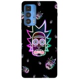 Husa compatibila cu Motorola Moto G50 model Neon Rick, Silicon, TPU, Viceversa, Transparent, Carcasa