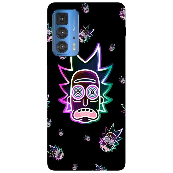 Husa compatibila cu Motorola Edge 20 model Neon Rick, Silicon, TPU, Viceversa