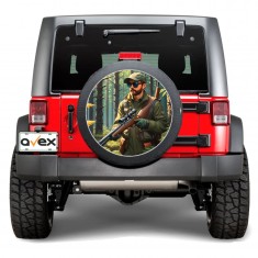 Sticker Auto &quot;Roata de Rezerva&quot; rezistenta la intemperii si raze UV, diametru 55 cm, Cod: AVX-RR19