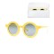 Ochelari de Soare Polarizati Pentru Copii, Protectie UV 400, Rame Flexibile, Usori si Confortabili, Toc Protectie Inclus, 2-10 Ani, Galben, LUVLU&trade;