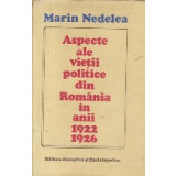 Aspecte ale vietii politice din Romania in anii 1922-1926. Politica Guvernului Liberal. Regrupari in randul partidelor burgheze