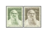 Cehoslovacia 1953 - aniversarea lui Tolstoi - scriitor, serie neuzata